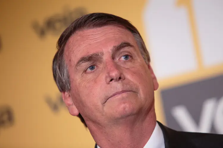 Jair Bolsonaro: líder afirmou que os conceitos de Bolsonaro são "incompatíveis" com os princípios do Livre (Patricia Monteiro/Bloomberg/Bloomberg)