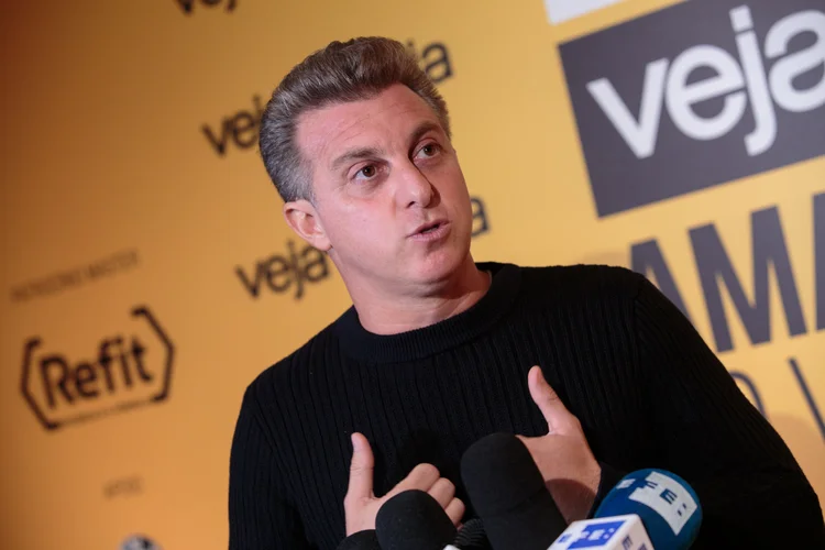 Luciano Huck:"Escrevo aqui, mais uma vez, para dizer que não sou candidato" (Patricia Monteiro/Bloomberg)