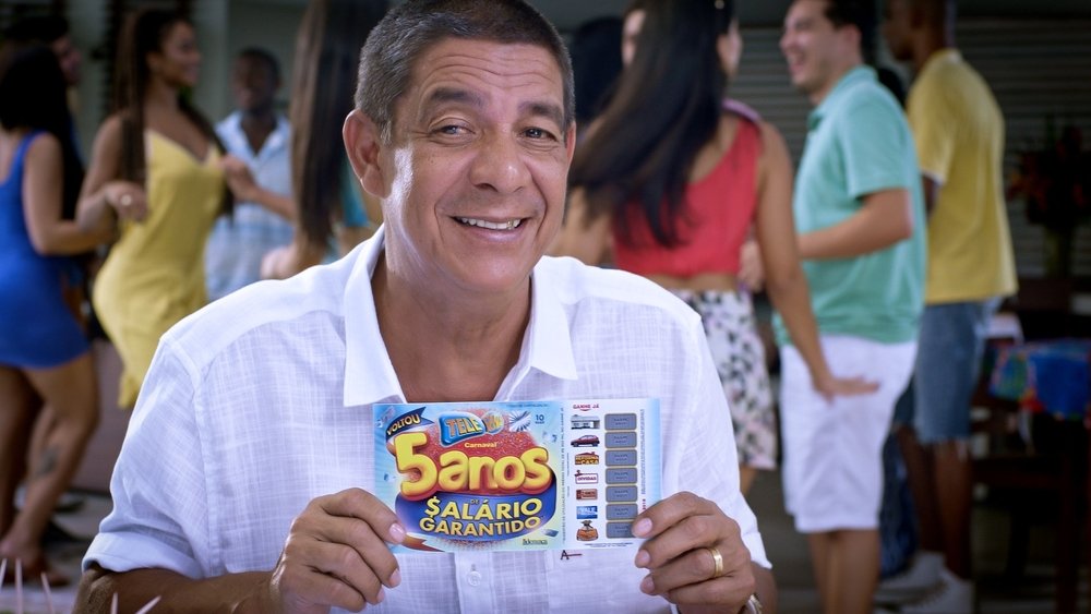 Zeca Pagodinho estrela campanha da Tele Sena de Carnaval