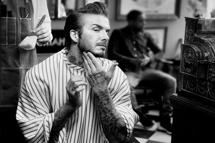 David Beckham em comercial da House 99, sua linha de cosméticos (L´oreal/Divulgação)