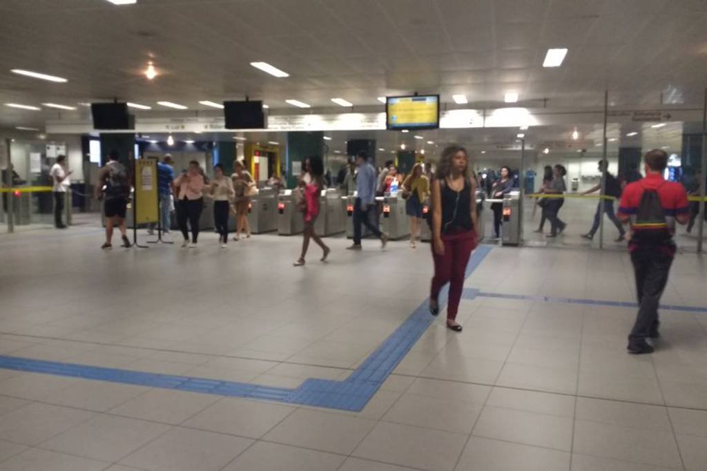 Imagem de arquivo de estação do Metrô de São Paulo: Cade aponta corrupção em concorrências de obras de metrôs (Luiza Calegari/Exame)