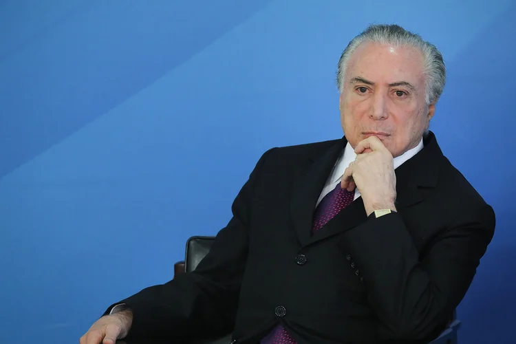 Michel Temer: governo sabe que não tem ainda os 308 votos necessários para aprovar a reforma (André Coelho/Bloomberg/Bloomberg)