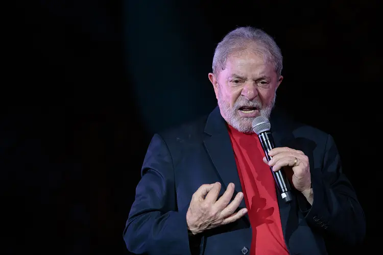 Lula: "O ex-Presidente Lula tem assegurado pela Constituição Federal o direito de ir e vir", disse a defesa (Patrícia Monteiro/Bloomberg/Bloomberg)