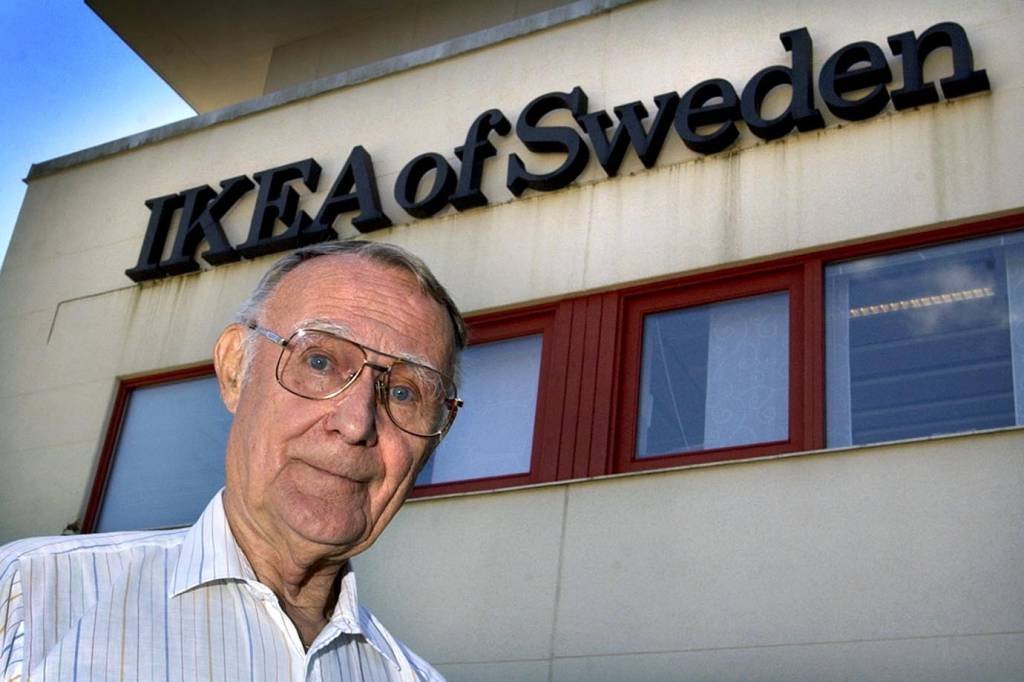 Ingvar Kamprad: fundador da sueca Ikea morreu neste domingo (News Agency/Claudio Bresciani via REUTERS/File photo/Reuters)