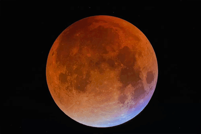 Lua de Sangue: veja fotos do eclipse total da Lua no mundo todo