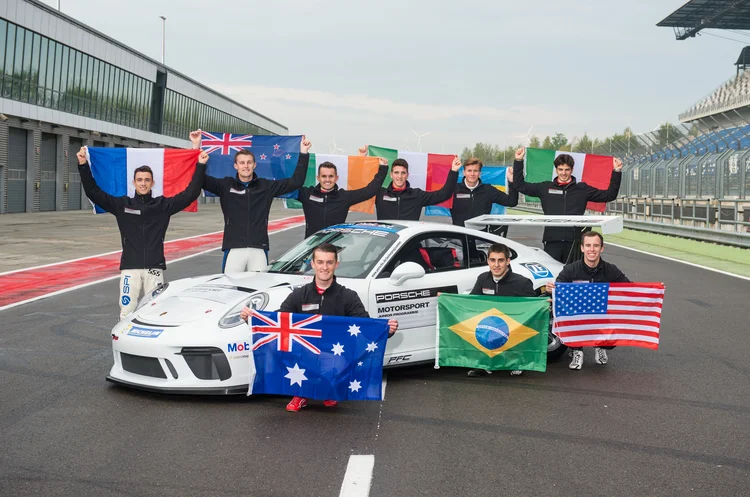 Porsche Junior Auswahl am 26.09.2017 auf dem Lausitzring.  (Foto: Daniel Reinhardt/Divulgação)