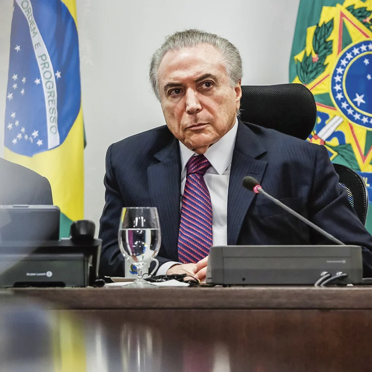 Michel Temer: "Não volto neste assunto porque isso aí vem sendo tranquilamente levado a adiante. Não há um movimento sequer com vistas à interrupção (da operação)" (Marcos Corrêa/Agência Brasil)