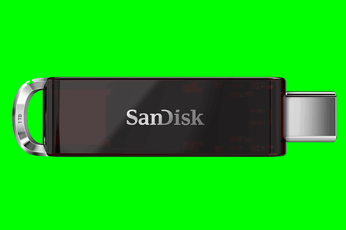 SanDisk apresenta menor pendrive de 1 terabyte
