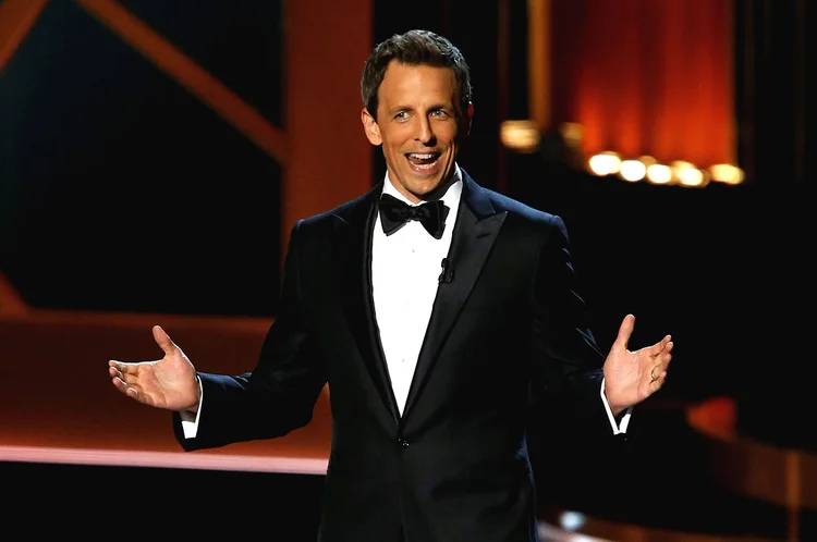 SETH MEYERS: apresentador promete falar sobre casos de assédio na abertura do Globo de Ouro (Mario Anzuoni/Reuters)