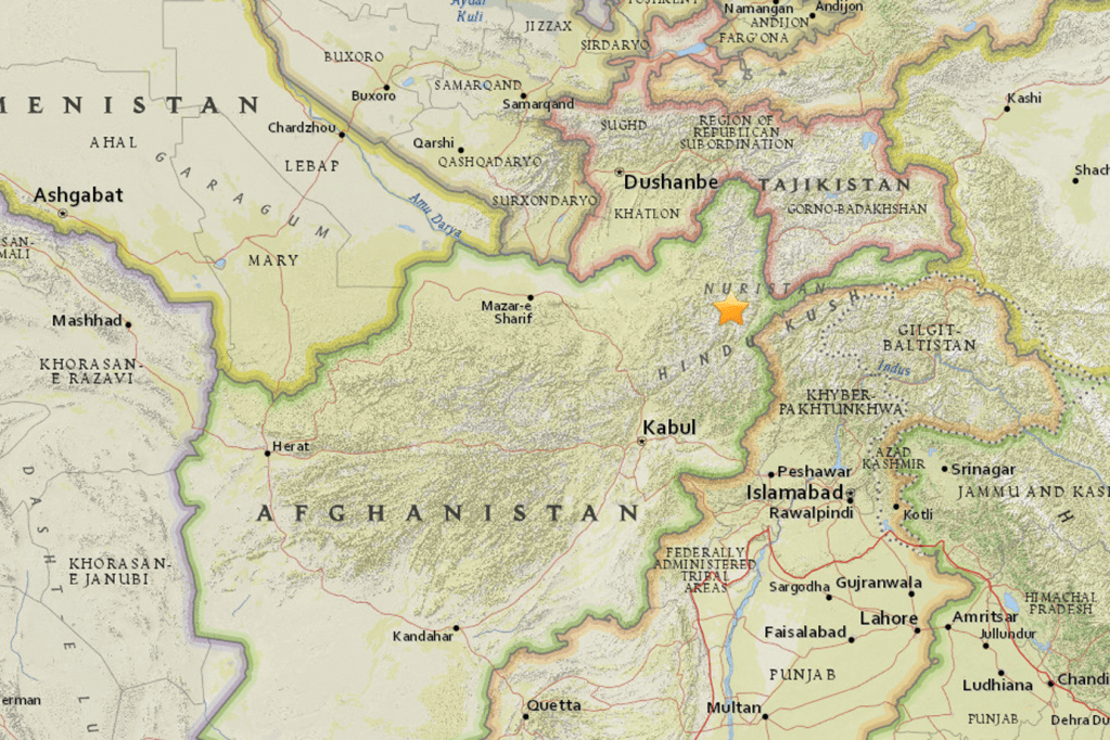 Terremoto de 6,1 graus atinge nordeste do Afeganistão
