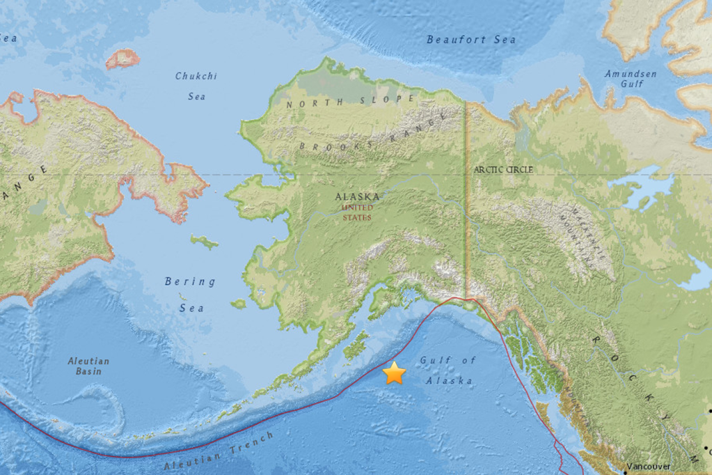 Terremoto de 8,2 graus no Alasca provoca alerta de tsunami