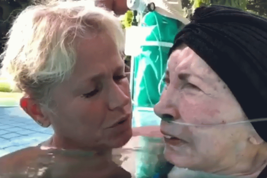 "Daria alguns anos de vida para vê-la sem dor", diz Xuxa para mãe