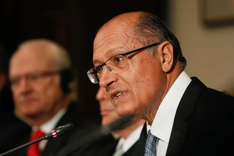 Geraldo Alckmin: pré-candidato disse nesta quinta-feira, 26, que não ter pressa ou preferência sobre o perfil do vice na sua chapa (Beto Barata/Agência Brasil)