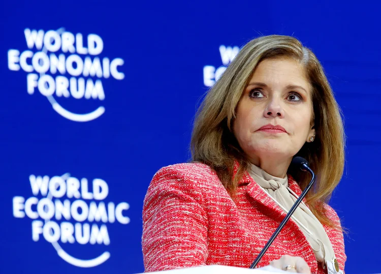 Mercedes Aráoz: "Ele não pode entrar (no Peru) porque não está sendo bem-vindo" (Denis Balibouse/Reuters)