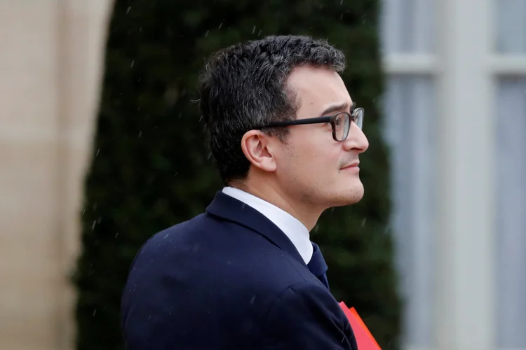 Darmanin: a denunciante contou que tinha se aproximado de Darmanin para solicitar um imóvel social para deixar o insalubre alojamento que ocupava e o agora ministro lhe fez propostas sexuais (Charles Platiau/Reuters)