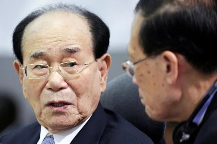Kim Yong-nam: delegação de alto nível da Coreia do Norte viajará para Coreia do Sul, dos dias 9 a 11 deste mês, para assistir os Jogos de Inverno de PyeongChang (Marco Bello/Reuters)