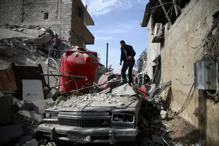 Síria: socorristas relataram que o bombardeio não deixa tempo suficiente para que eles contem os corpos (foto/Reuters)