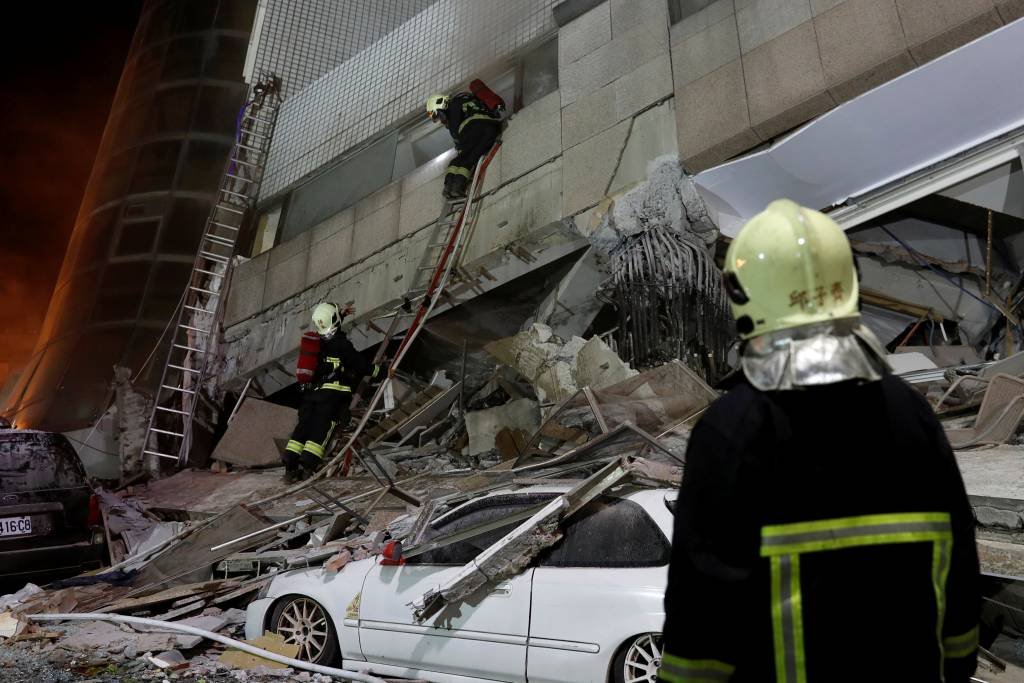 Número de mortos por terremoto em Taiwan sobe para 7