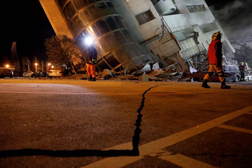 Terremoto em Taiwan deixa 2 mortos, 1 desaparecido e 202 feridos
