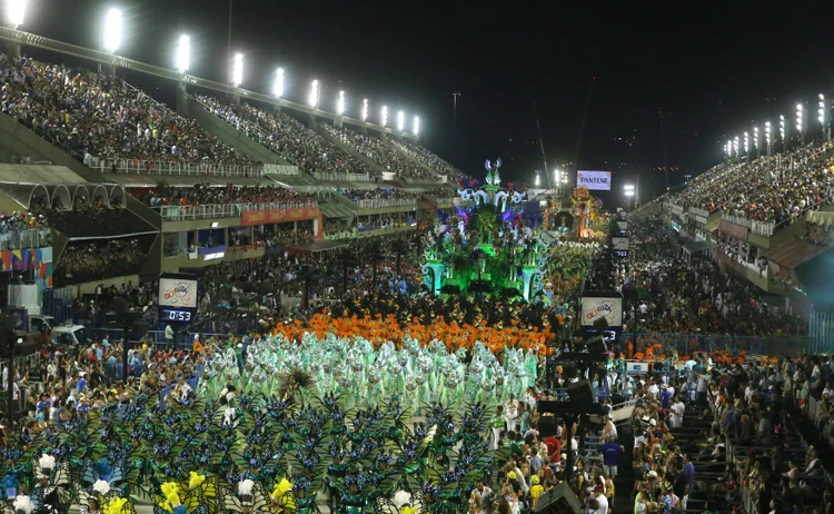 Marquês de Sapucaí: Sambódromo contou com sete postos de atendimento médico (Pilar Olivares/Reuters)
