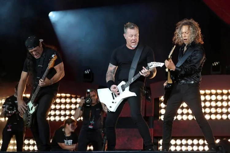 Lars Ulrich, baterista e cofundador do Metallica: "É um grande reconhecimento de tudo que o Metallica fez nos últimos 35 anos" (Andrew Kelly/Reuters)