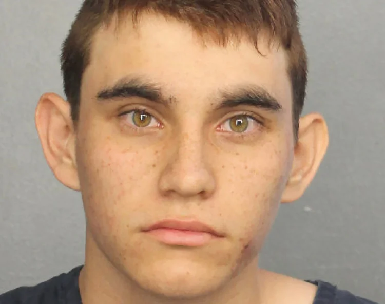 Nikolas Cruz: o atirador disparou nos estudantes que via nos corredores e instalações do instituto de ensino médio Marjory Stoneman Douglas (Polícia do Condado de Broward/Reuters)