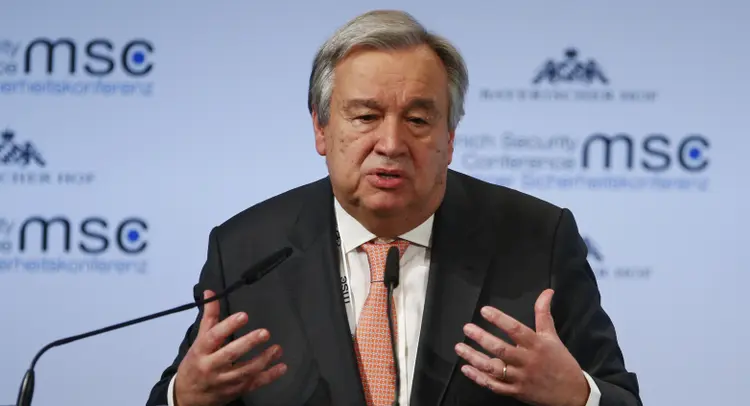 António Guterres: "Estou profundamente preocupado com escaladas difíceis de prever em toda a região" (Ralph Orlowski/Reuters)