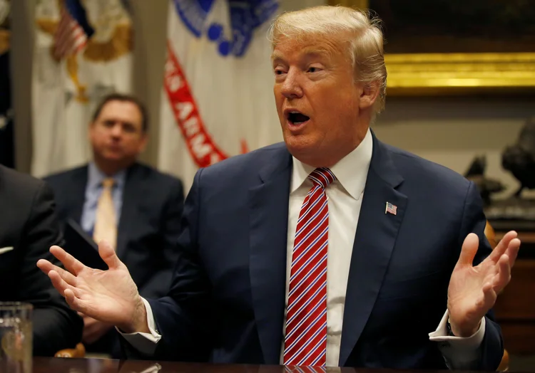 Trump: sanções prejudicam o regime da Coreia do Norte (Leah Millis/Reuters)