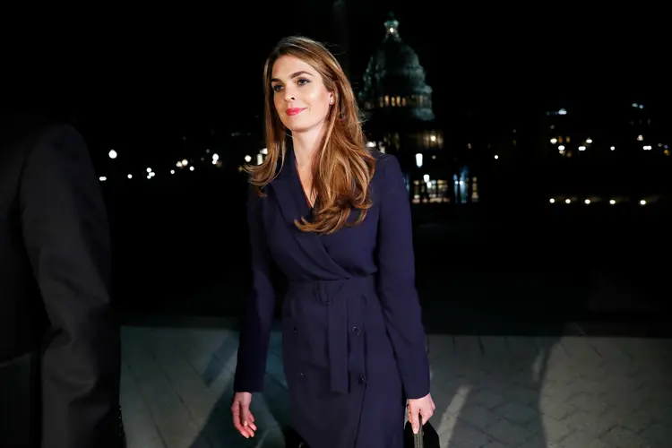 Hope Hicks: ela deve deixar o cargo nas próximas semanas (Leah Millis/Reuters)