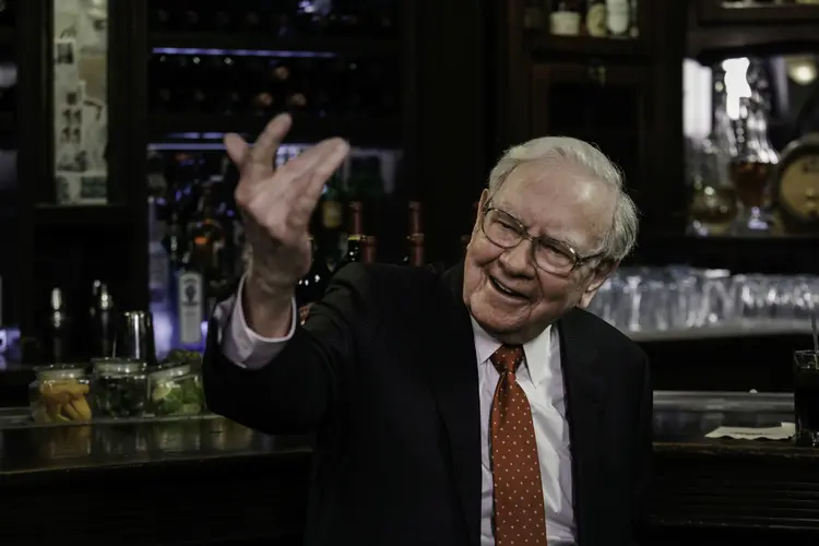 Warren Buffett: "Os Estados Unidos e a China serão as duas superpotências do mundo, economicamente e de outras formas, por um longo, longo tempo" (Chris Goodney/Bloomberg)