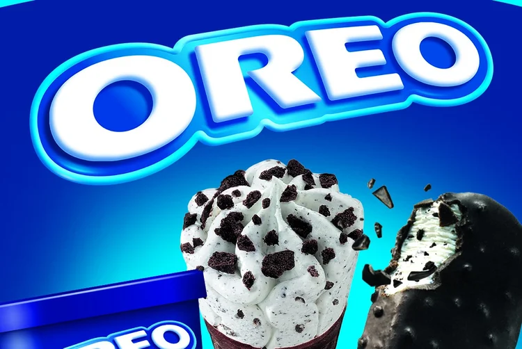 Oreo: novos sorvetes no Brasil (Mondelez/Divulgação)