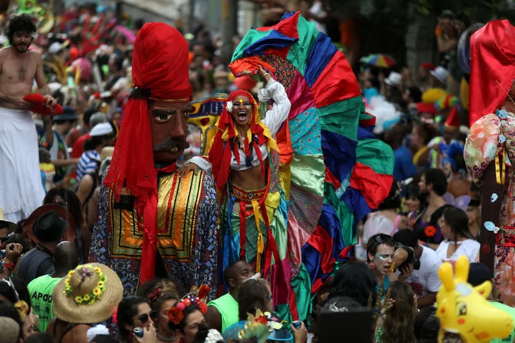 Carnaval no Rio de Janeiro: sistema usará um software da empresa de telefonia Oi (Pilar Olivares/Reuters)