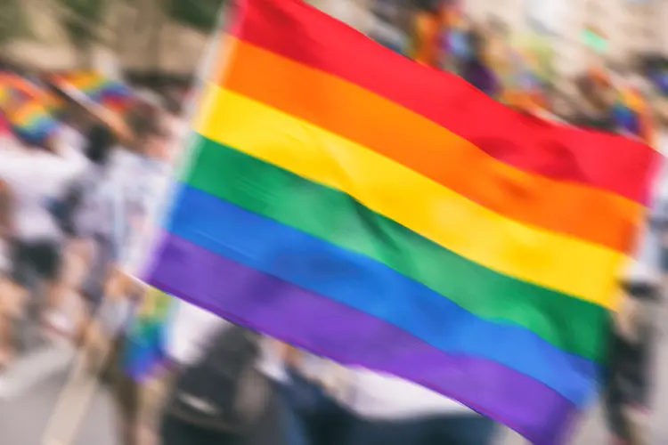 Bandeira do orgulho LGBTQ: ativistas chamam de "inédita" a reversão da legalização do casamento entre pessoas do mesmo sexo (Marc Bruxelle/Thinkstock)