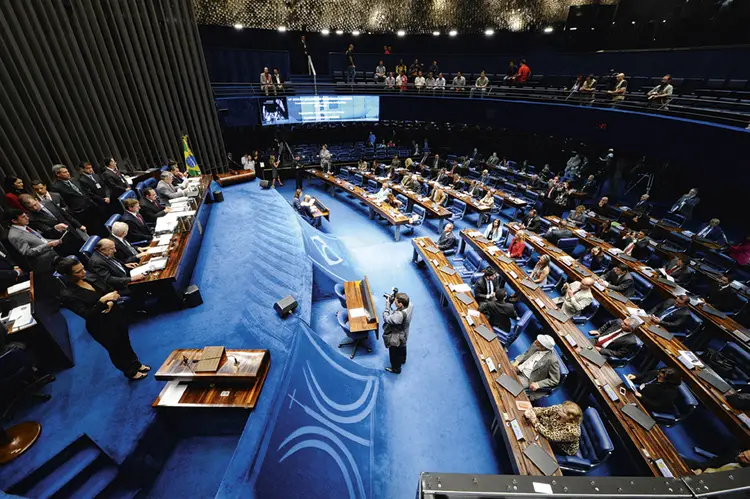 Câmara: estratégia de movimento liderado pelo PT é impedir as votações em plenário durante toda a semana (Edilson Rodrigues/Agência Senado)