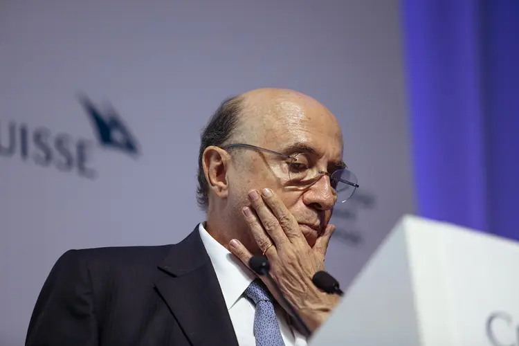 Henrique Meirelles: "A administração dos Estados Unidos diz que quer negociar, mas sobre o que? Precisam dizer" (Patricia Monteiro/Bloomberg)