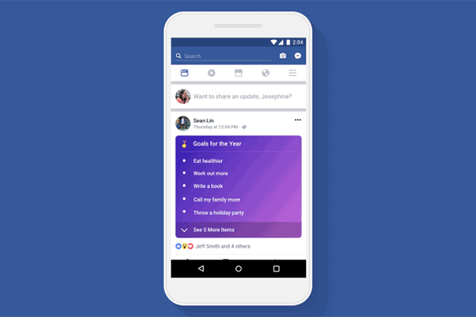 Facebook incentiva publicação de listas na rede social