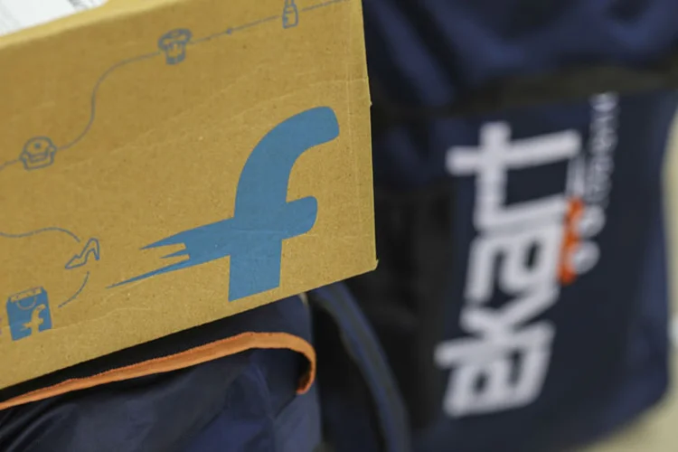 Flipkart: na semana passada, o Walmart havia feito uma proposta para comprar 51 por cento ou mais da indiana (DHIRAJ SINGH/Bloomberg)