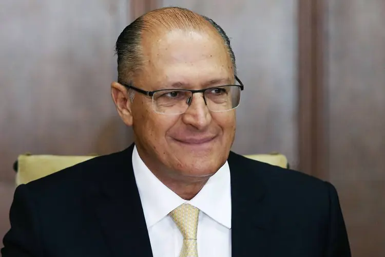 Alckmin: o governador negou qualquer relação do seu comentário com a intervenção federal (Adriana Spaca /Brasil Press Photo / LatinContent/Getty Images)