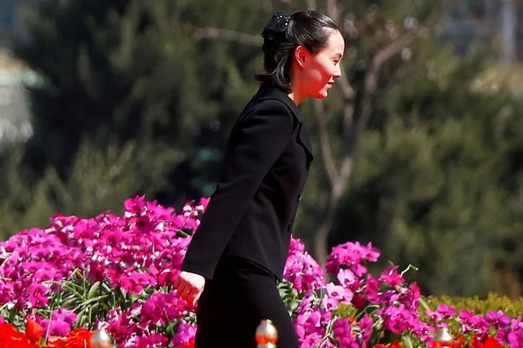 KIM YO-JONG, IRMÃ DE KIM JONG-UN: É a primeira vez em mais de seis décadas que um membro da família que governa a Coreia do Norte visita o vizinho do Sul (Damir Sagoli/Reuters)