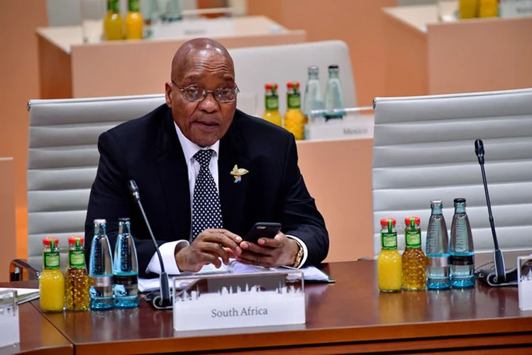 Zuma: "Devo aceitar que meu partido e meus compatriotas querem que vá embora" (Thomas Lohnes/Getty Images)