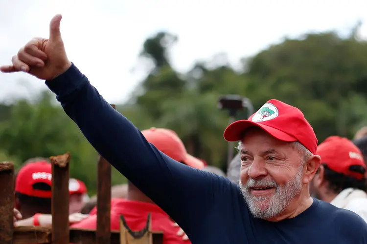Ex-presidente Luiz Inácio Lula da Silva, em Minas Gerais, dia 21/02/2018 (Cristiane Mattos/Reuters)