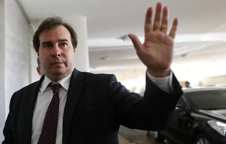 Rodrigo Maia: "Com um processo eleitoral, faltando três dias, se entra uma informação falsa e ela consegue multiplicar, pode derrotar um candidato, pode dar vitória a outro" (Adriano Machado/Reuters)