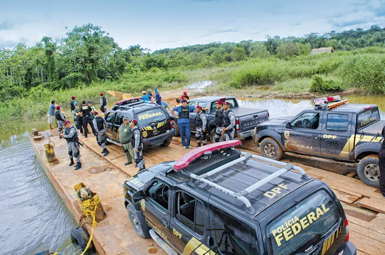 Polícia em Pelotas (RS): força-tarefa com a prefeitura reduziu roubos em 9% desde 2017 / Divulgação (Divulgação/Divulgação)