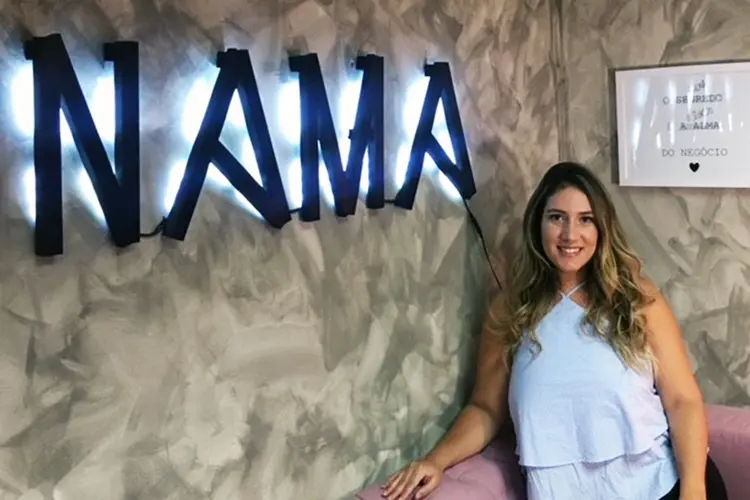 Joanna Cariello, da Nama: negócio começou com investimento de 45 mil reais e já conversa sobre expandir para outros países (Nama/Divulgação)