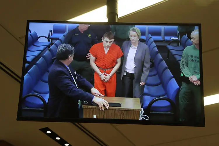 Massacre: o estado da Flórida anunciou na semana passada que pedirá a pena de morte para Cruz. (Pool/Getty Images)