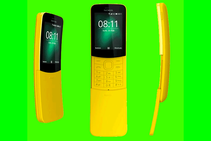 Nokia 8110 ganha nova versão com bateria que dura 25 dias