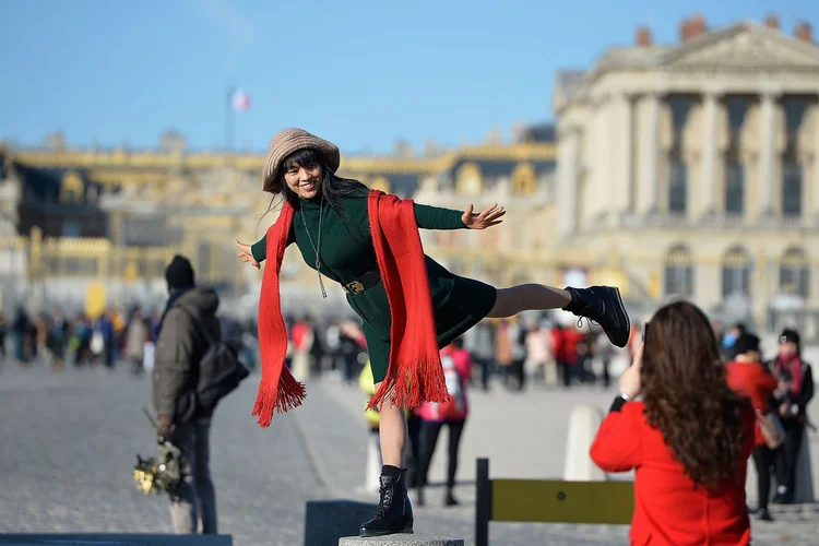 Turismo: o aumento anual mais destacado, de 32,8%, foi o dos japoneses (Pascal Le Segretain/Getty Images)