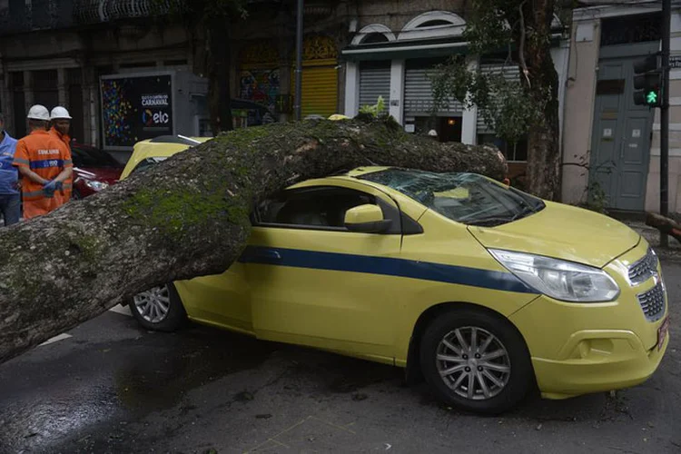 Chuva causa estrago no Rio de Janeiro 15/02/2018 (Tomaz Silva/Agência Brasil)