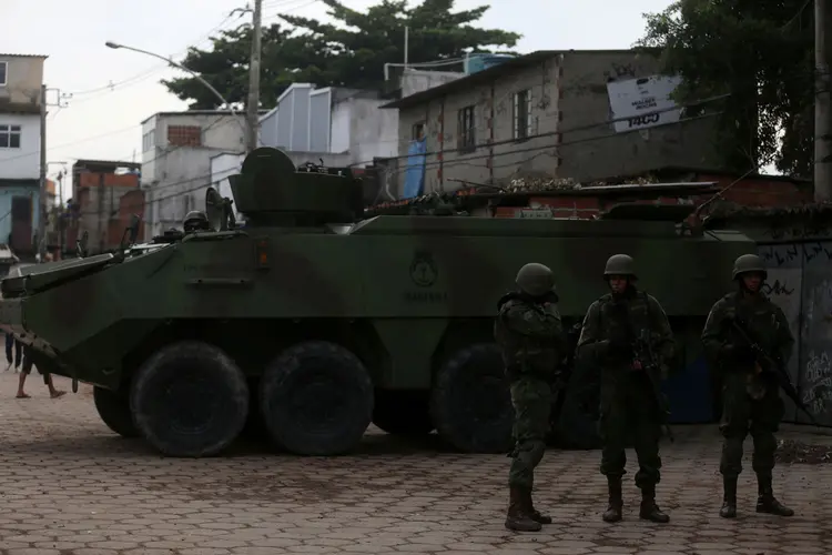 Exército: "Há questionamentos sobre o plano de segurança a ser adotado para a região" (Pilar Olivares/Reuters)