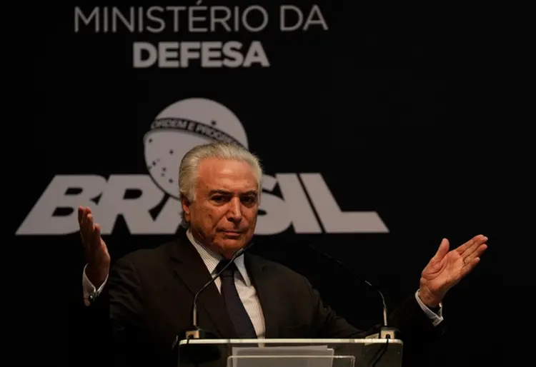 Michel Temer: de acordo com fontes, a reunião com o presidente deve tratar sobre questão orçamentária para ações no Rio (Ricardo Moraes/Reuters)